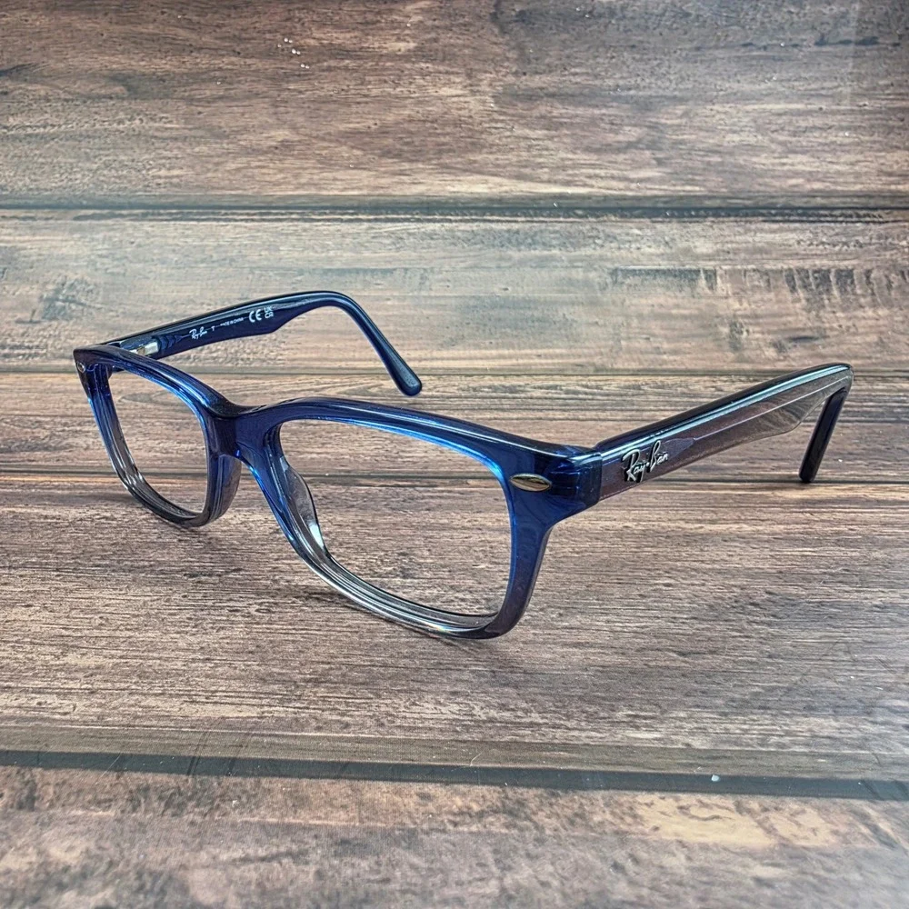 Ray-Ban RB 1531 3647 Blue Gradient Rectangular Eyeglasses Frames 48-16-130 kids‎
